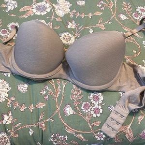 Aerie 34B sunnie lined and lightly padded bra heather beige/nude